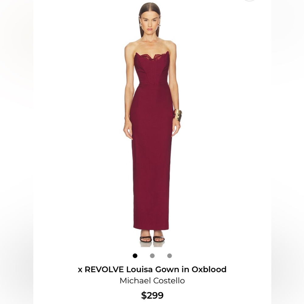 REVOLVE Maxi Dress in Deep Red